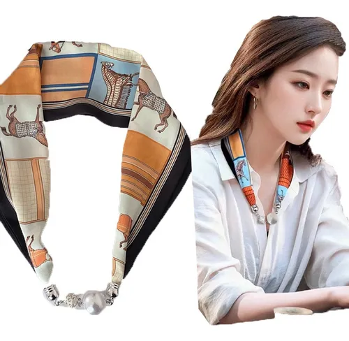 Silk Scarf Lightweight Summer Accessory Neck Protection