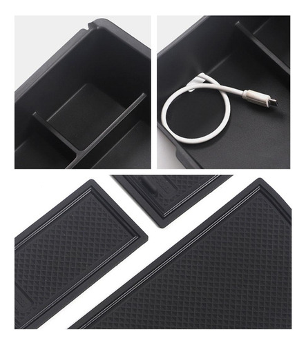 Caja De Almacenamiento Para Reposabrazos Con Portavasos Byd