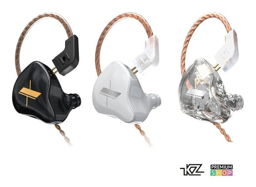 Imagen 1 de 5 de Auriculares In Ear Kz Edx - Hifi 1dd Monitoreo 112db