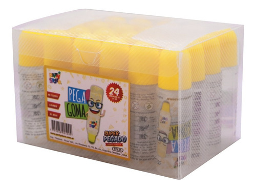 Imagen 2 de 8 de Adhesivo Pegamento Escolar Pega Goma 25ml Con Dosificador
