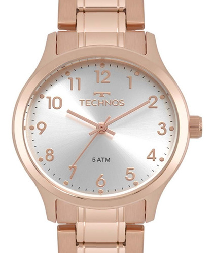 Relógio Technos Feminino Elegance Rose 2035mpg/4k C/ Nf-e