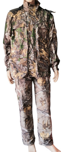 Traje Conjunto Camuflado Para Cazar Chaqueta Y Pantalón