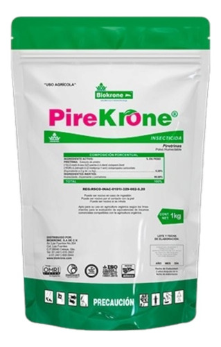 Insecticida Organico Pirekrone Araña Roja/mosca Blanca/trips