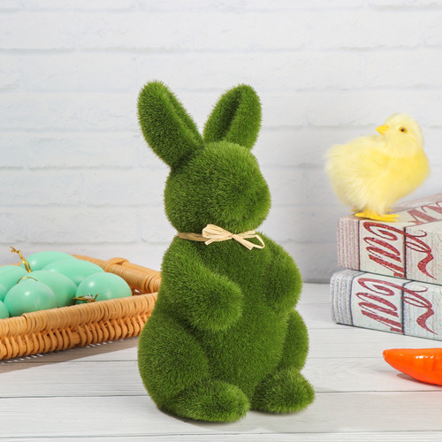 Adornos Happy Easter Con Forma De Conejo De Pascua, Conejo V