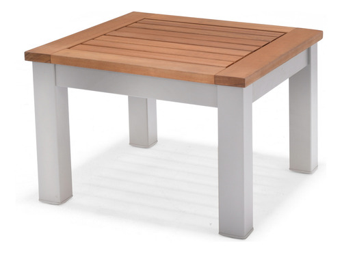 Sala Exterior De Jardin Modular Barcelona Aluminio Y Madera Estructura Gris