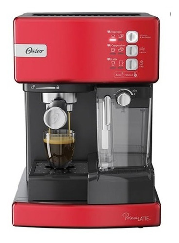 Cafetera Automática De Espresso Roja Oster® Primalatte