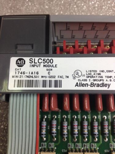 (i6) Allen-bradley 1746-iai6c Slc500 Input Module Yyq