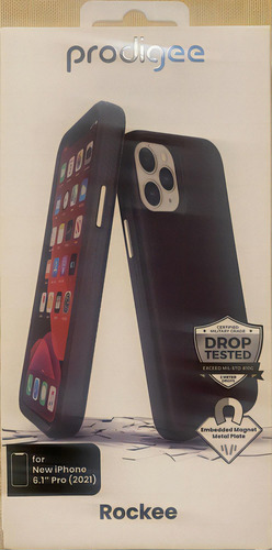 Funda Prodigee Rockee Para iPhone 13 Pro Color Negra