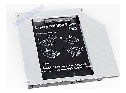 9,5 Mm Pata Ide 2 º Disco Duro Hdd Caddy Adaptador Para Dell