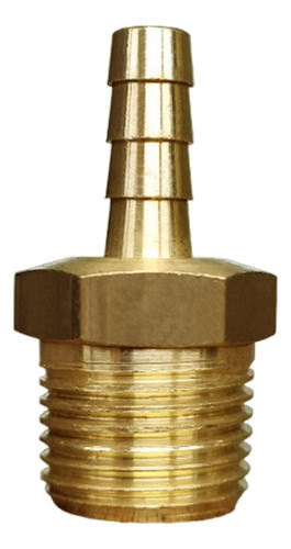 Espigão Fixo Npt 1/2 X 5/16 Latao Rosca Macho Garden