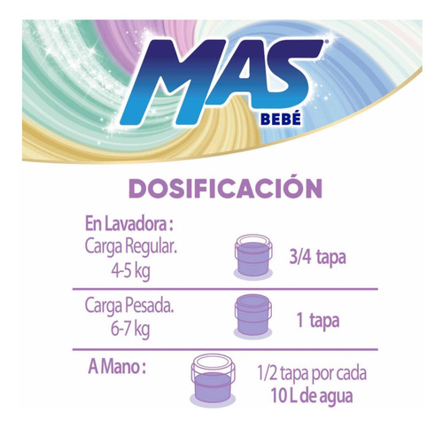 Detergente Líquido Mas Bebé Ph Neutro 8.3 L **envio Gratis**