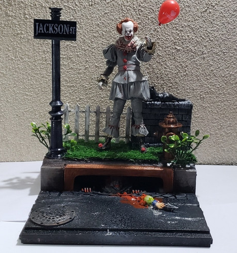 Maqueta Para Figura De It Pennywise Escala Neca