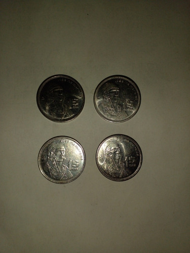 Moneda $1 Morelos Coleccion De 1984, 85, 86 Y 87 