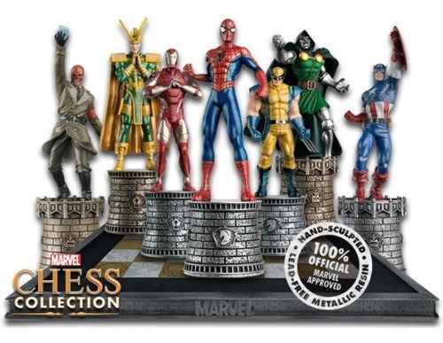 Ajedrez 32 Piezas Eaglemoss Marvel Collection 