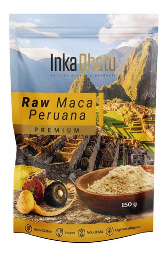 Raw Maca Powder (100%maca Peruana) 150g - Inka Qhatu