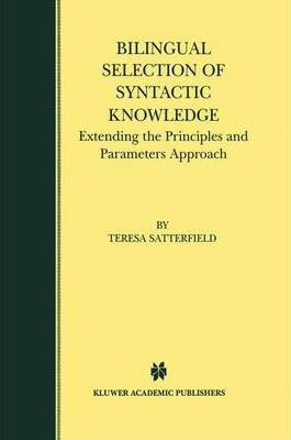 Libro Bilingual Selection Of Syntactic Knowledge : Extend...