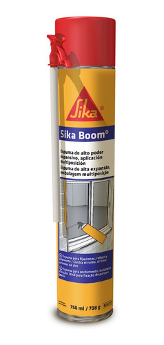 Imagen 1 de 10 de Sika Boom Espuma De Poliuretano Tarro 750ml