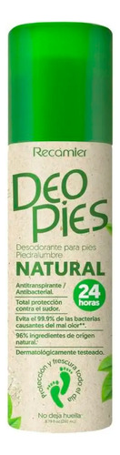 Desodorante De Pies Piedralumbre Natural 24h 260ml Deo Pies