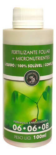 Fertilizante Liquido - 06 06 08 - 138ml - Folear