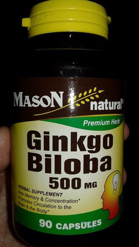 Vitaminas Ginkgo Biloba 500mg X 90 Capsulas 