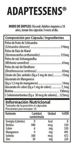 Adaptessens Nutrabiotics X2 Fco