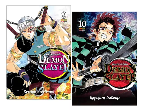 Demon Slayer, Kimetsu No Yaiba Mangá Volume 3 Ao 10 - kit em