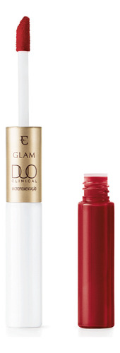 Eudora Glam Batom Líquido Duo Vermelho Magnífico 3,5g