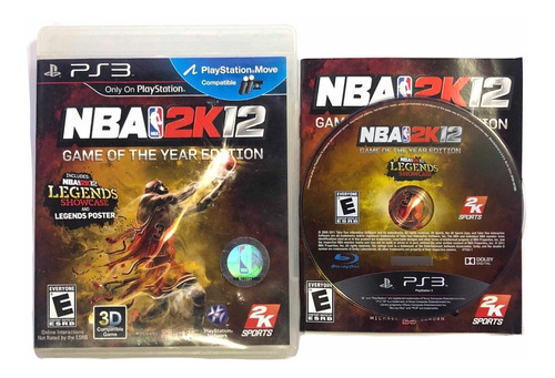 Nba 2k12 Game Of The Year - Juego Original De Playstation 3