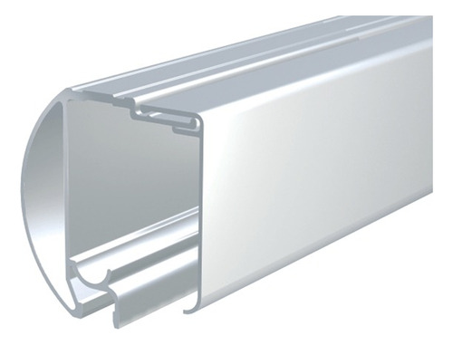 Trilho Aluminio Box Vidro 8mm 1 Metro Inferior E Superior