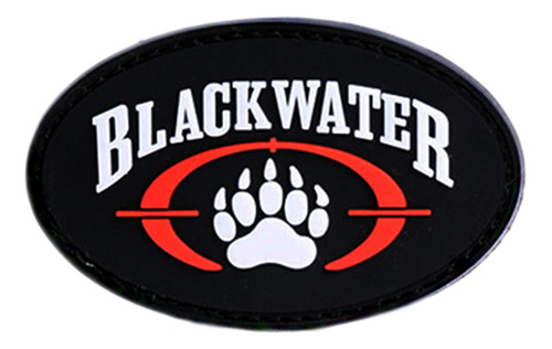 Parche Blackwater Usa Pvc Tactico Militar Gotcha Paintball
