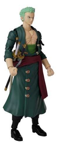 Roronoa Zoro Anime Heroes One Piece Figura 6.5 Bandai