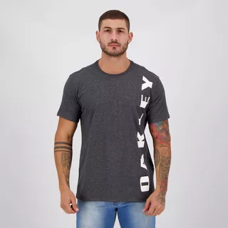 Camiseta Oakley Big Bark Grafite Mescla