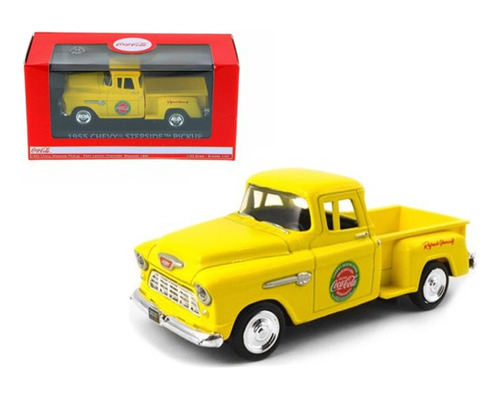 1955 Motor City 1:43 Camioneta  Chevy Stepside Coca Cola  Co