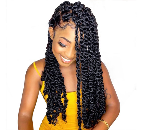 Passion Twist Hair 18 Pulgadas 6 Paquetes/lote Onda De Agua