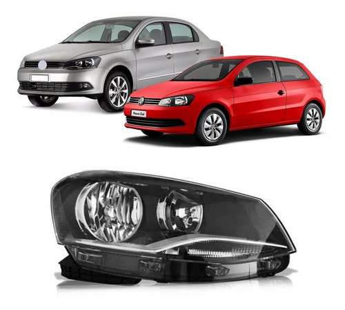 Optica Vw Gol Trend / Voyage 2013 / 2016 Doble Parabola Depo