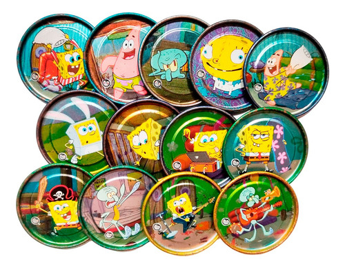 Tazo Bob Esponja Elma Chips Original - 15 Unidades