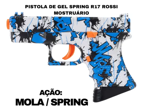 Pistola De Brinquedo Bolinha De Gel R17 Arminha Orbeez Mola