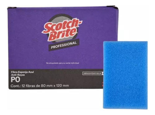 Fibra Scotch Brite P-0, Caja Con 12 Pzas.