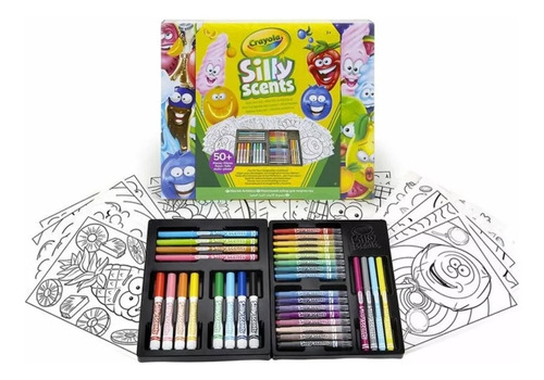 Kit de arte Crayola Silly Scents 50 peças