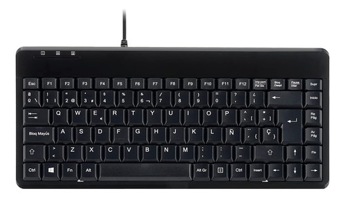 Perixx Periboard-409u Es Mini Usb Teclado Negro Brillante Ñ