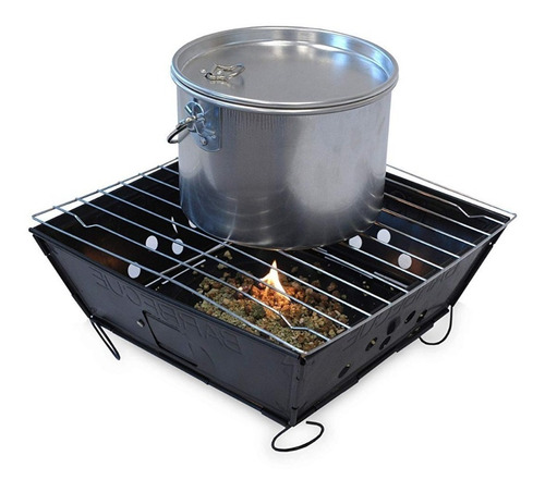 Asador Parrilla Bbq Plegable Portátil Barbacoa Camping Asado