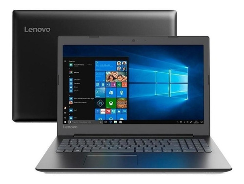 Notebook Lenovo IdeaPad B330-15IKBR  preta 15.6", Intel Core i3 7020U  4GB de RAM 500GB HDD, Intel HD Graphics 620 1366x768px Windows 10 Home