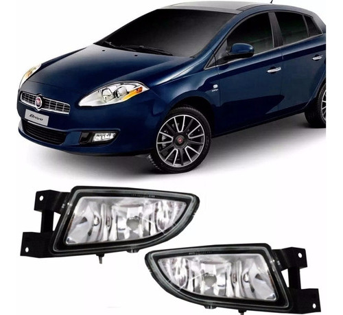 Par Farol Milha Auxiliar Fiat Bravo 11 12 13 14 15 Novo Nfe