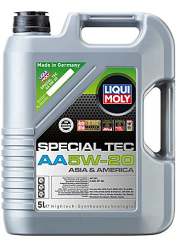 Aceite De Motor Sintético 5w20 Liqui Moly Special Tec Aa