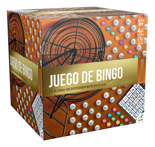 Juego De Mesa Novelty Bingo Foil 75 Esferas De Numero JCA-3300