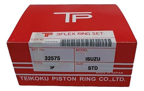 Juego Anillos Std Para Isuzu Nkr 2.8 1985-1998 4jb1 Sohc 8v
