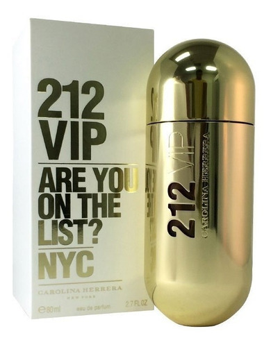 Imagen 1 de 1 de Perfume Dama Carolina Herrera 212 Vip 80 Ml Edp Original Usa