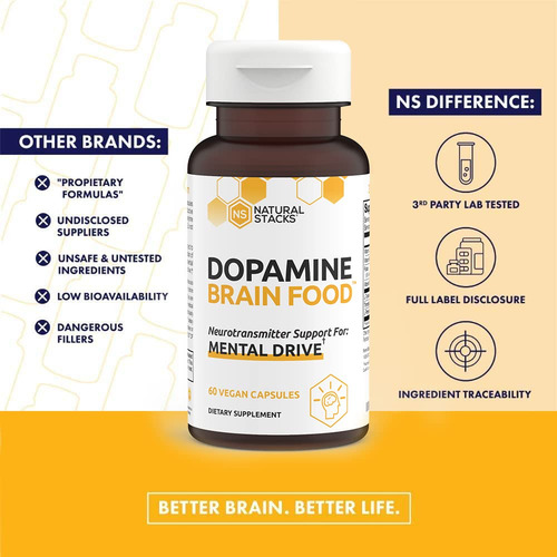 Dopamine Brain Food suplemento De Dopamina Para El Cerebro