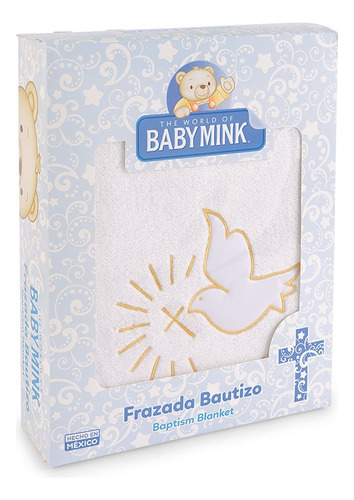 Edredon Bebe Ligero Para Bautizo Baby Mink Frazadabautizo