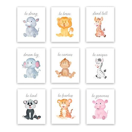 Animales De Selva Bebés | Decoración De Guardería Te...